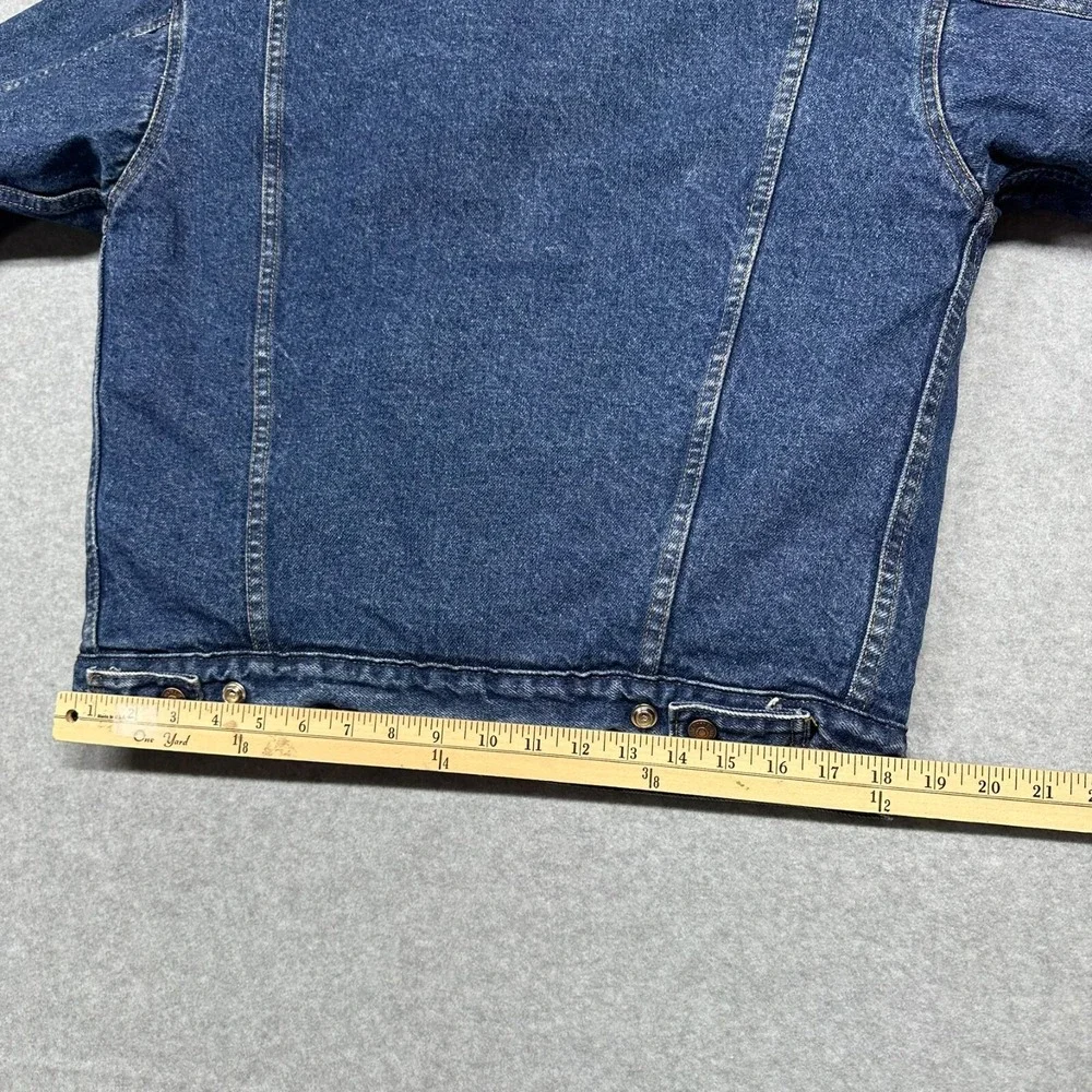 VTG Levi's 80s Made In USA 44R Sherpa Fleece Lined Denim Jacket Cowboy‎ Western